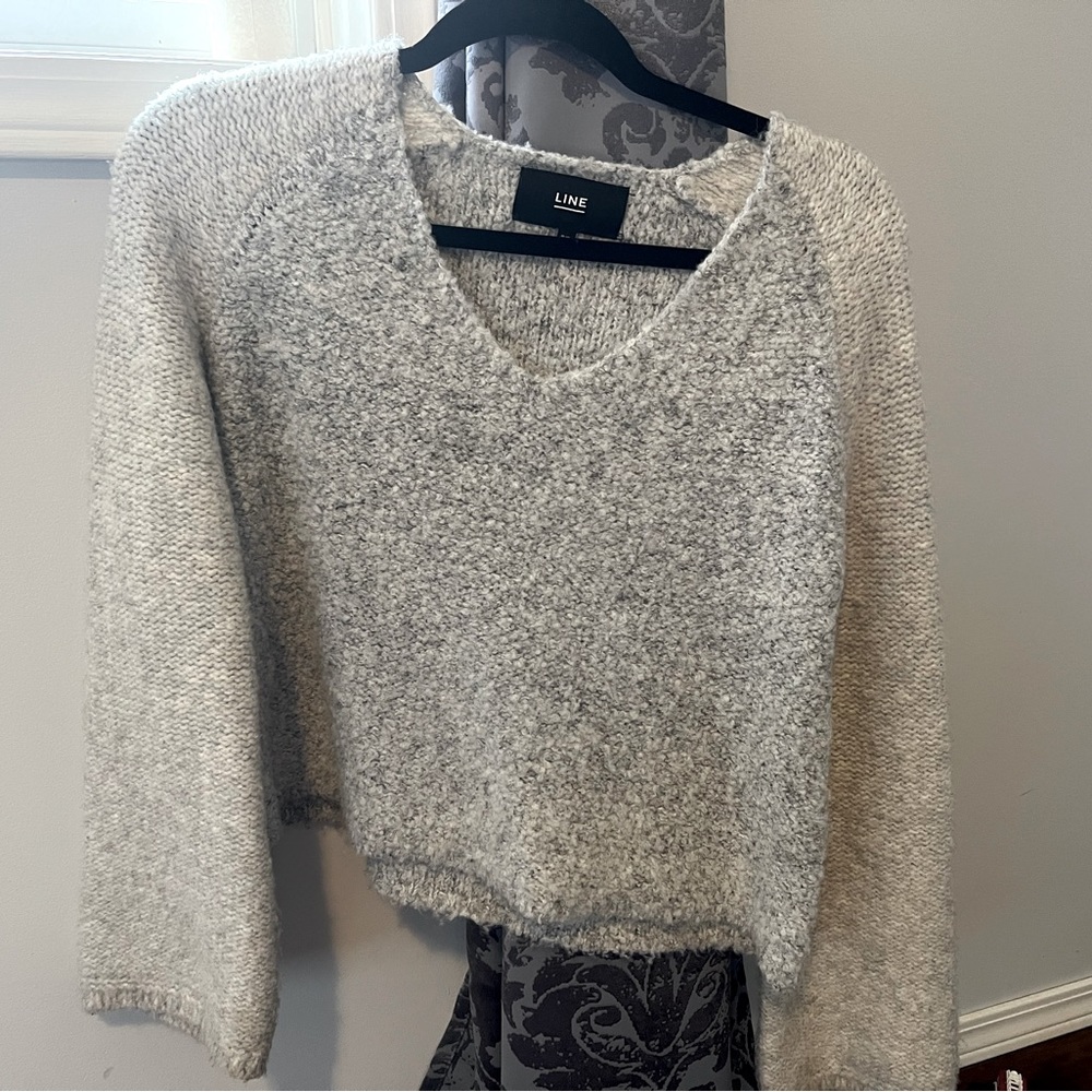 Line Wool Blend Sweater- Size Small